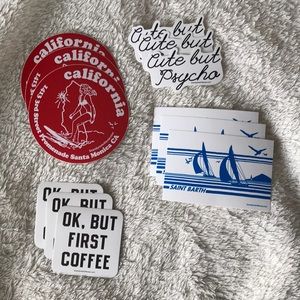 12 Brandy Melville stickers